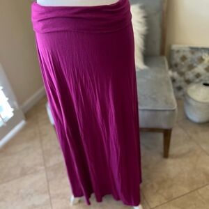 Azules Fuchsia Maxi Skirt